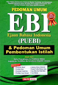 Image of Pedoman umum ebi : ejaan bahasa indonesia (peubei)