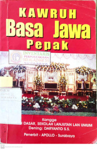 Image of Kawruh basa jawa pepak