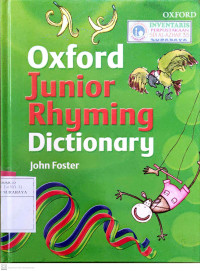 Image of Oxford junior rhyming dictionary