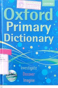 Image of Oxford primary dictionary