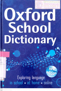 Image of Oxford school dictionary