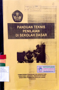 Image of Panduan teknis penilaian di sekolah dasar
