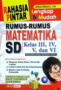 Image of Rahasia pintar : rumus rumus matematika SD